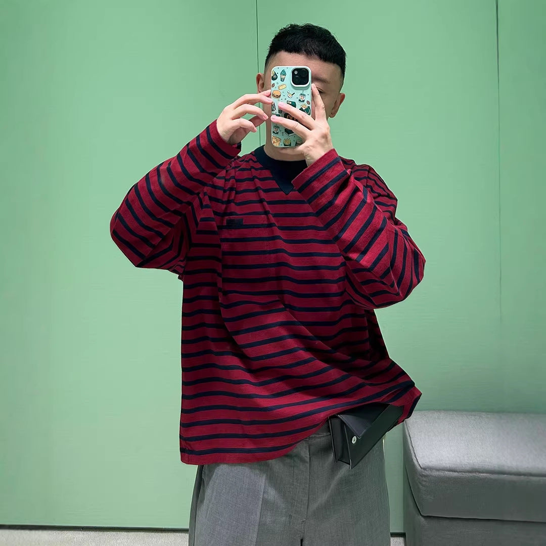 Prada Polo Strip Shirt