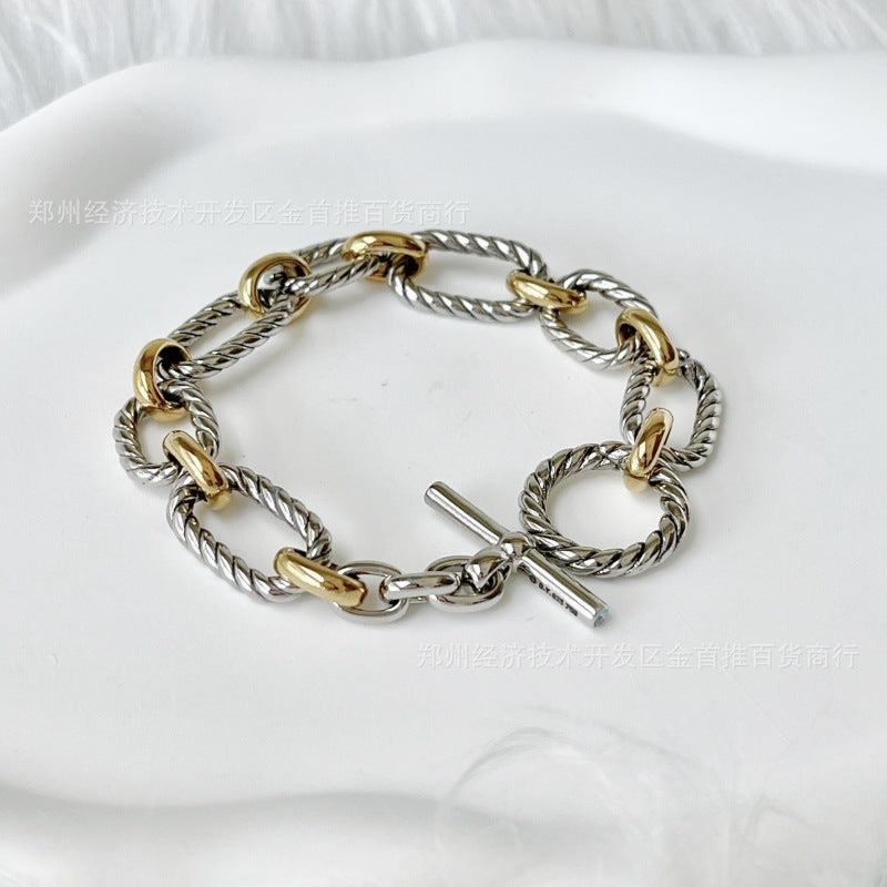 David Yurman OT Chain Bracelet
