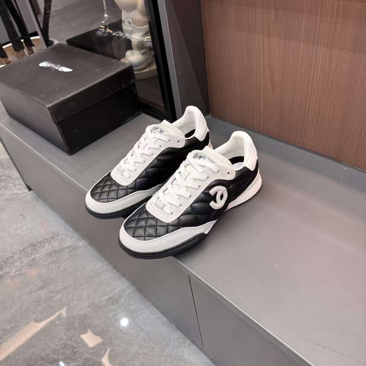 Chanel Baseball Shoes