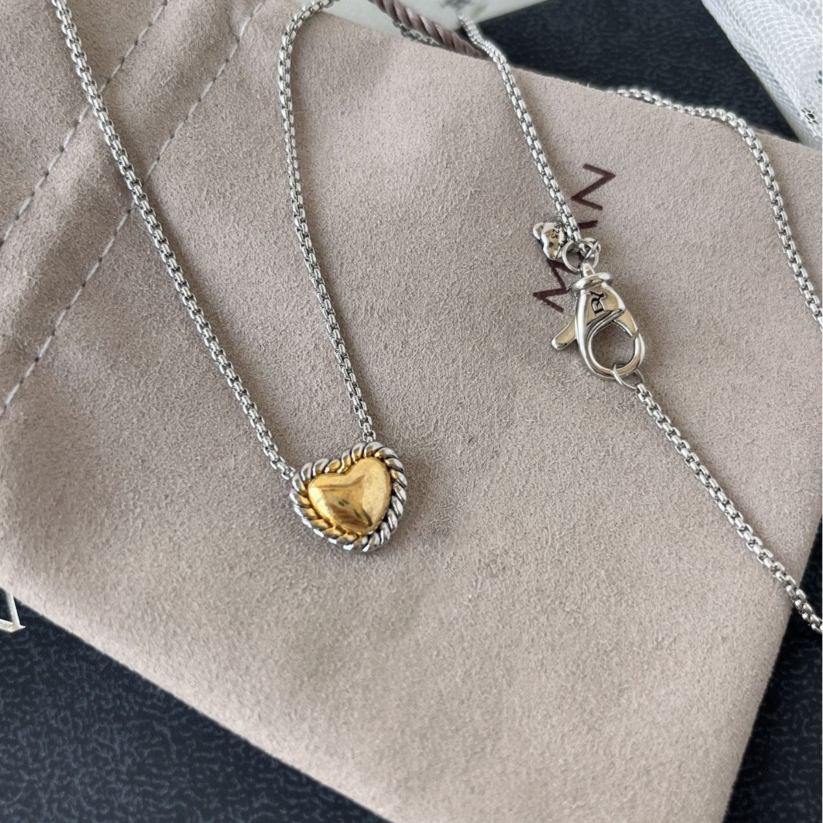 David Yurman Heart Necklace