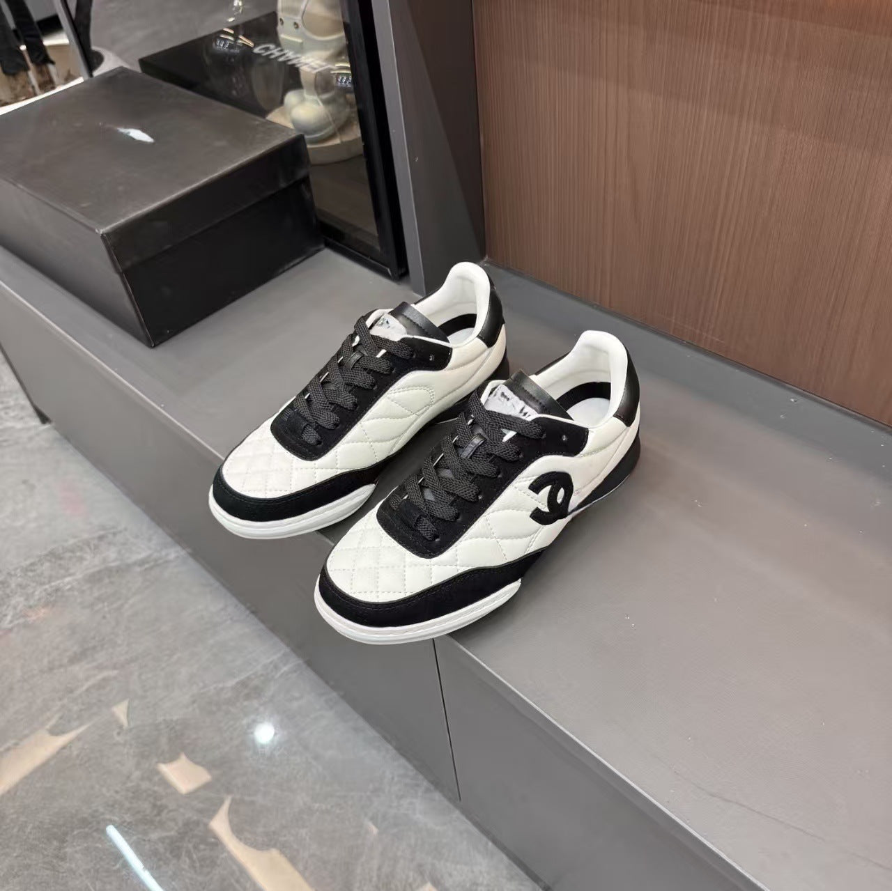 Chanel Baseball Shoes