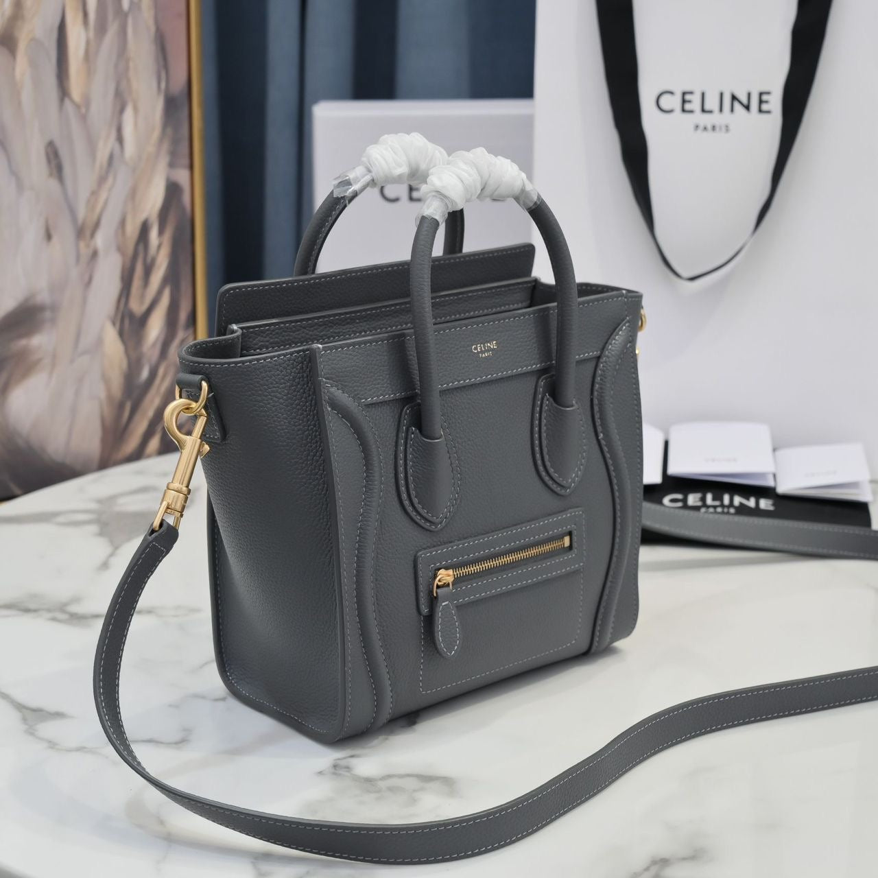 Celine Luggage Mini (Black)