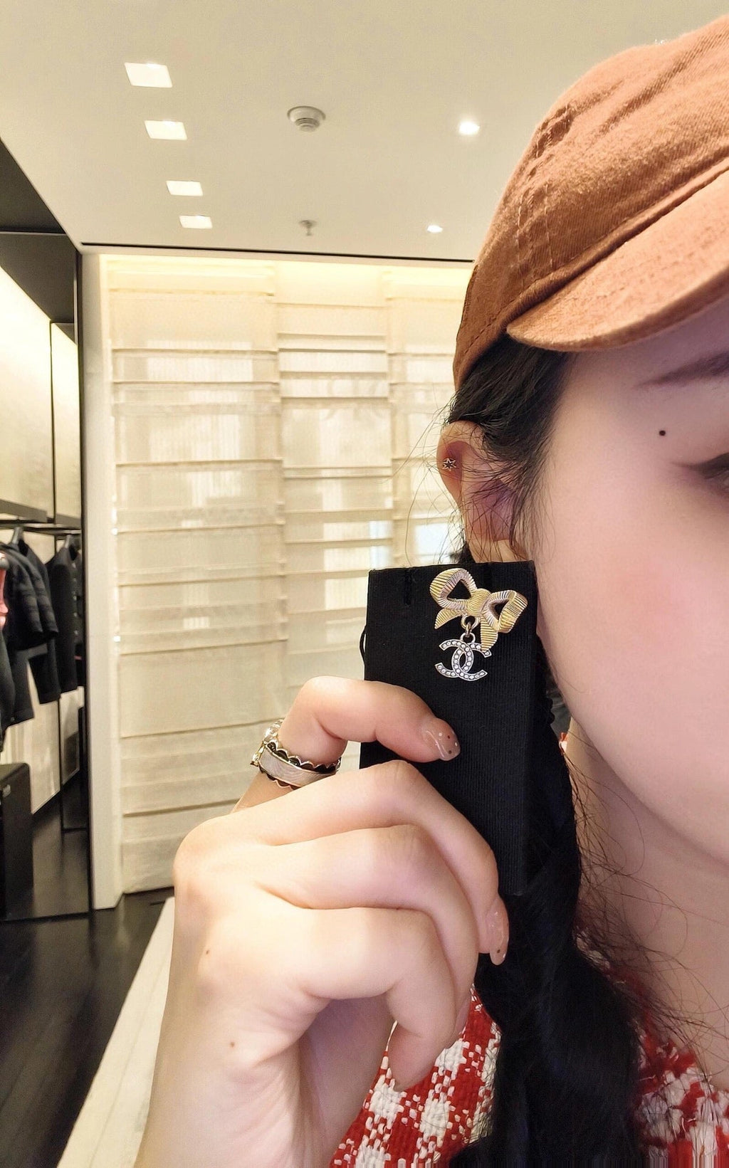 Chanel Bowknot Earrings