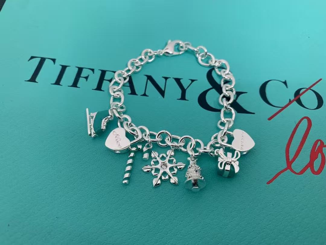 Tiffany Xmas Pendant Bracelet