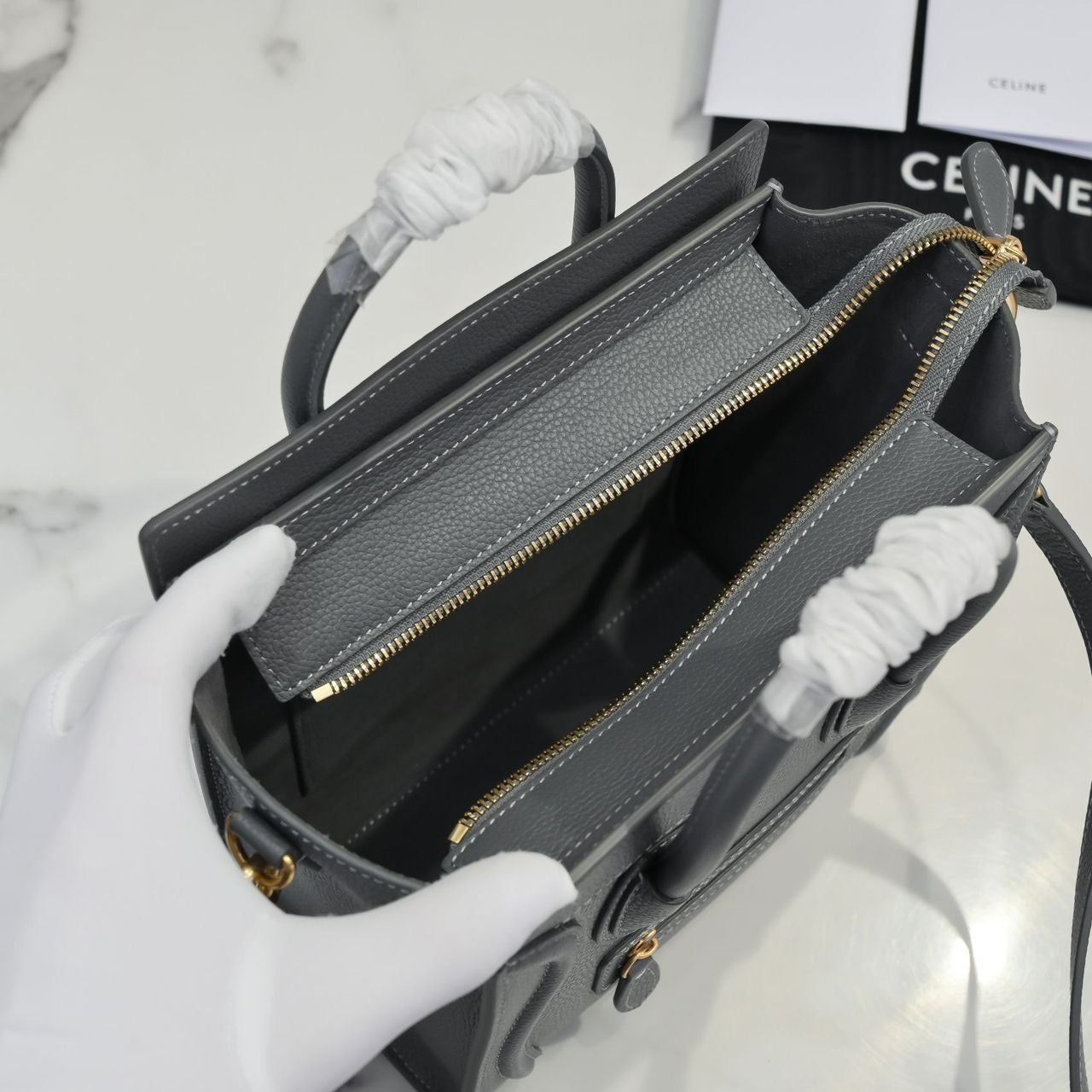 Celine Luggage Mini (Black)