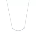 Tiffany T Smile Pendant with Diamonds