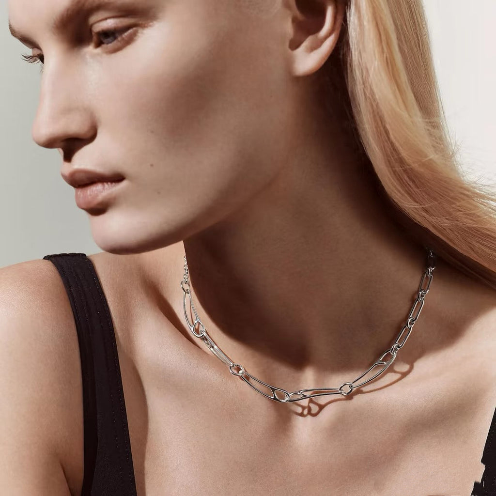 Hermes Chaine d'ancre Punk Necklace