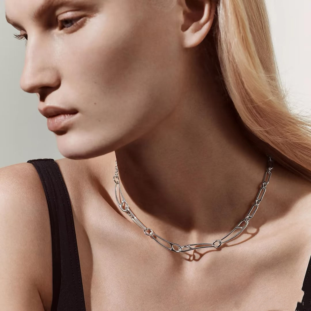 Hermes Chaine d'ancre Punk Necklace