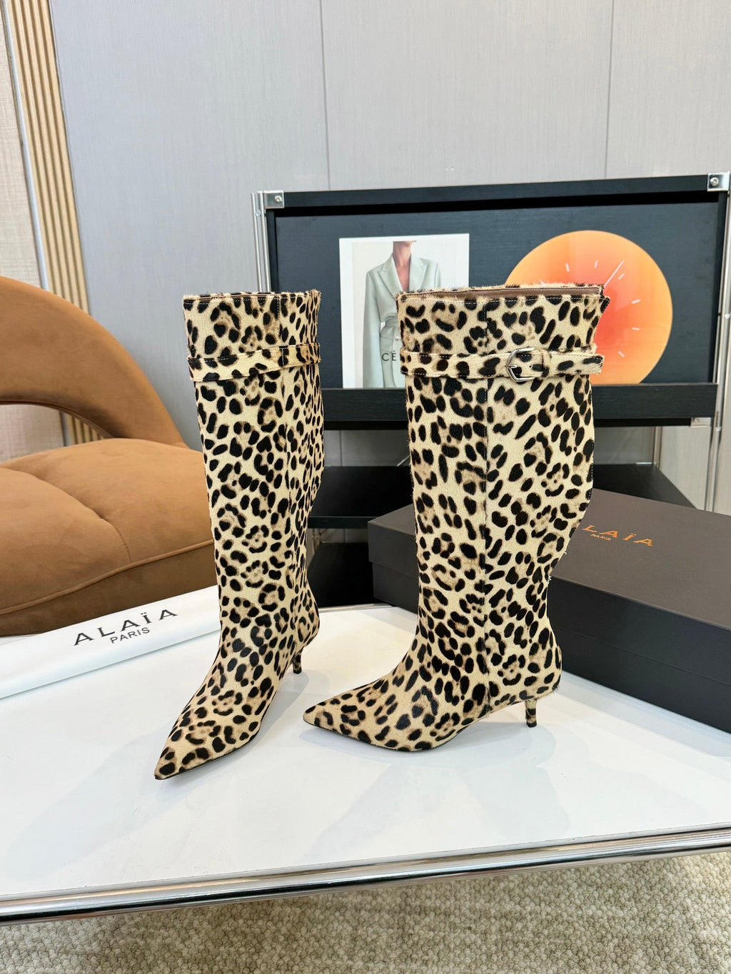 Alaia Printed Boots