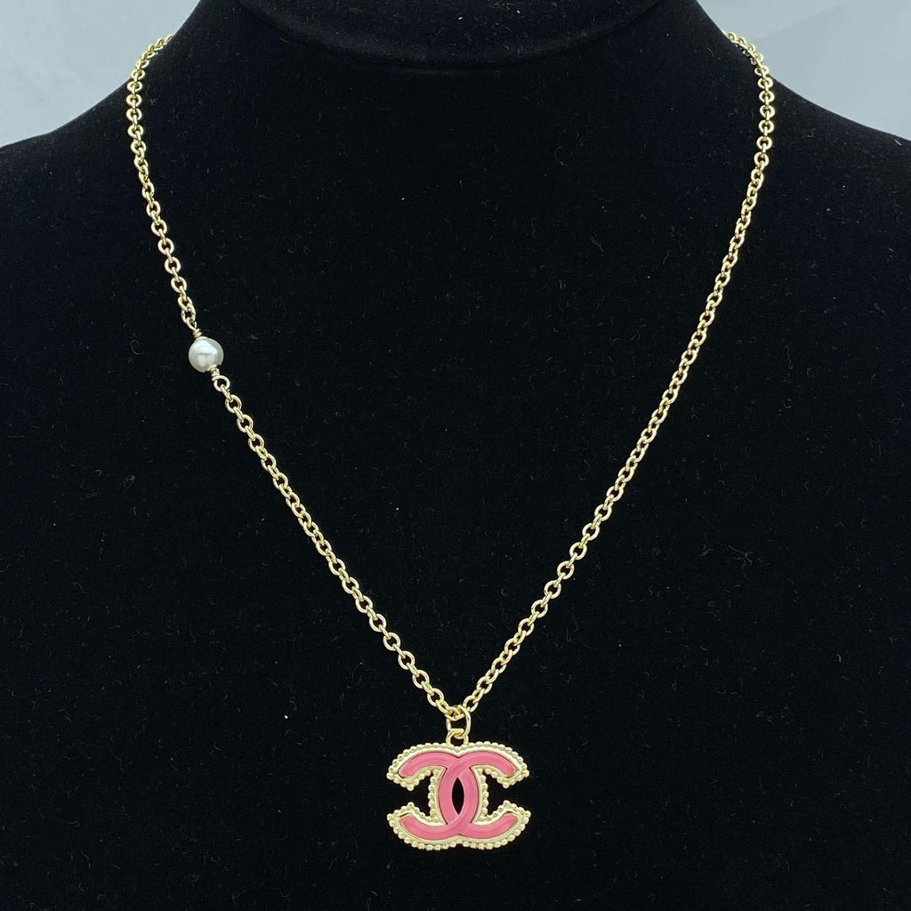 Chanel Pink Necklace Collections