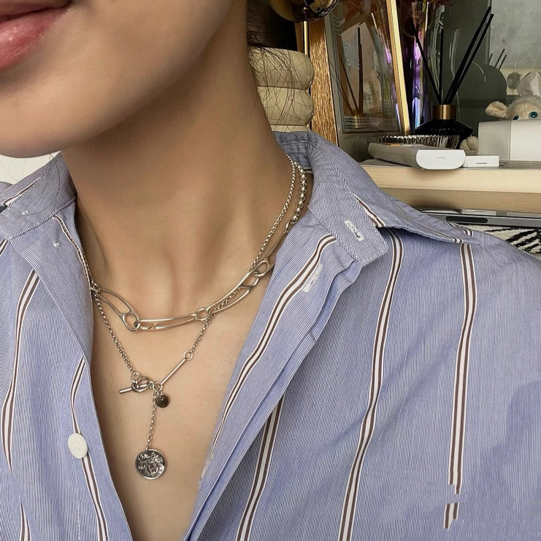 Hermes Chaine d'ancre Punk Necklace