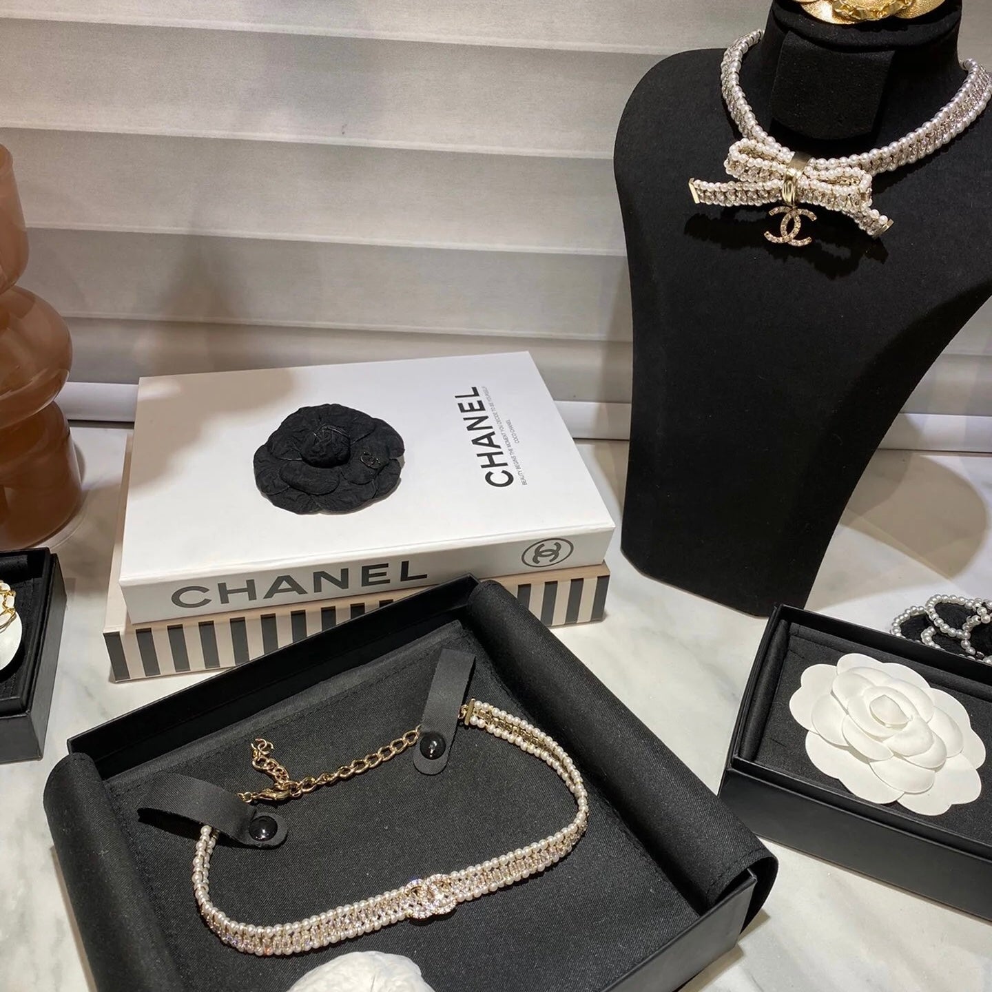 Chanel Pearl Choker