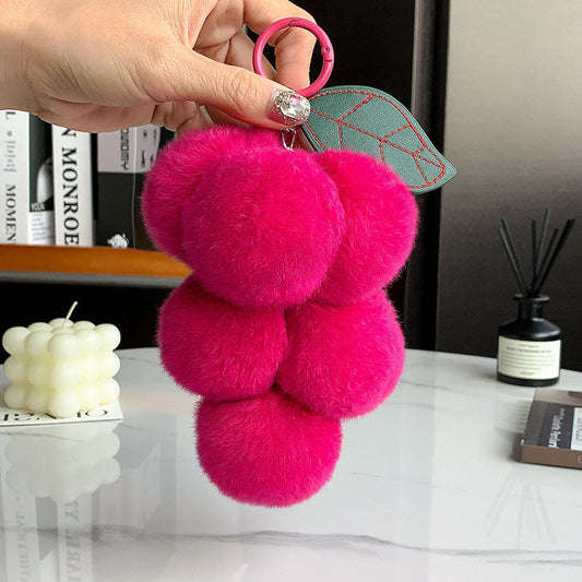 Puffy Grape Bag Charm (4pcs Together)