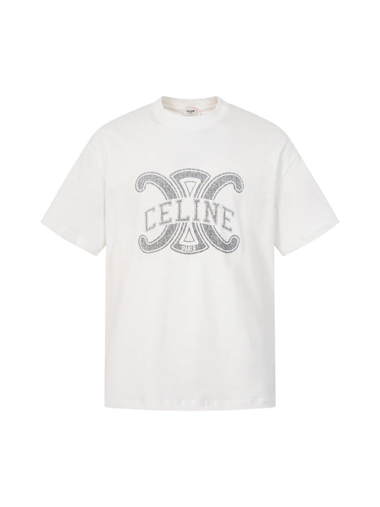 Celine Black and White T-Shirt