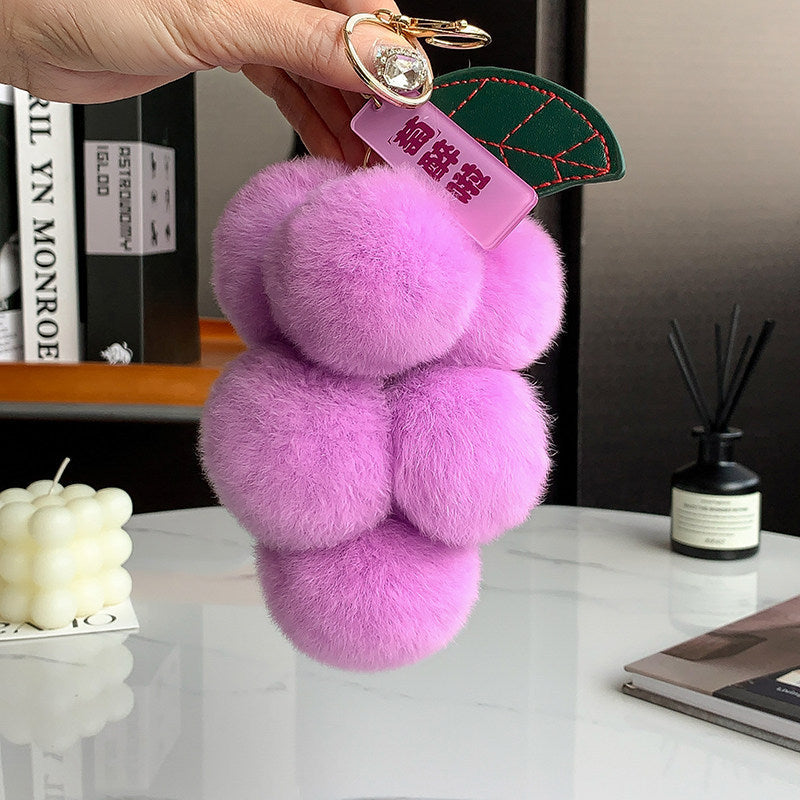 Puffy Grape Bag Charm (4pcs Together)
