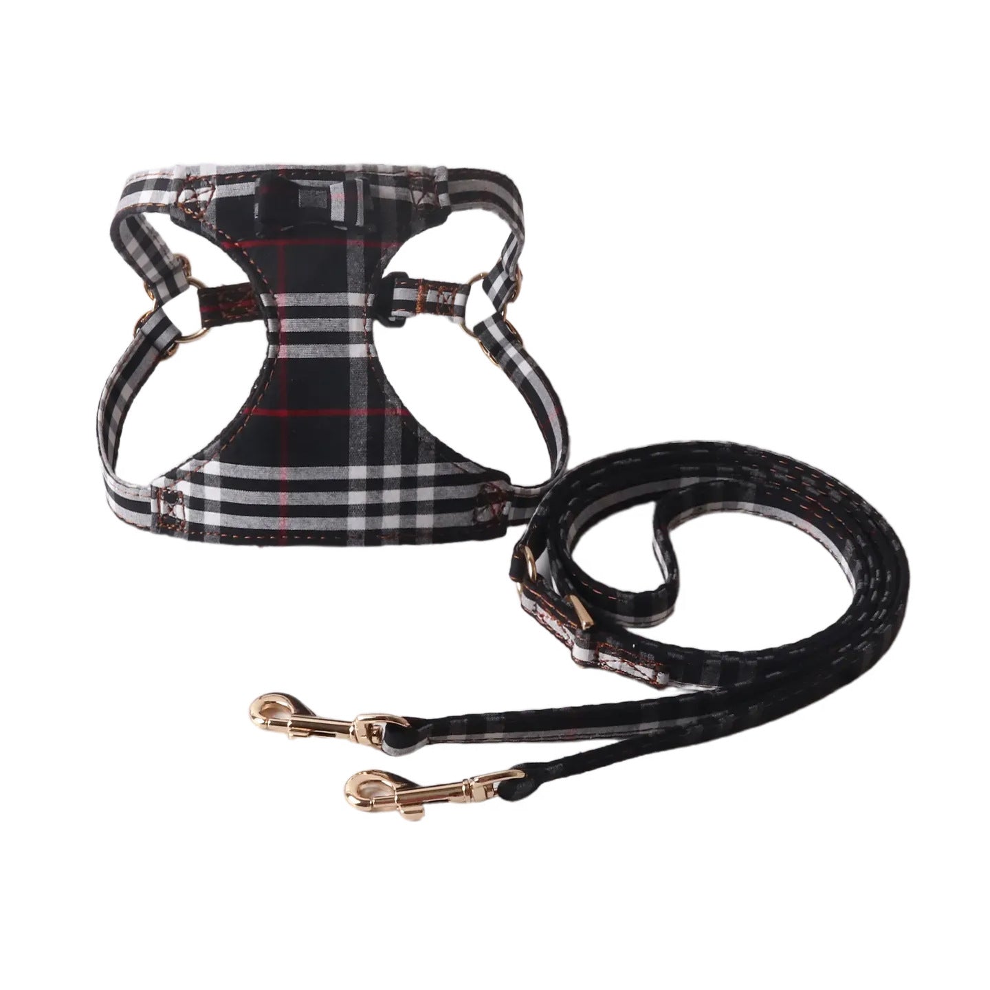 Burberry Pet Chest and Back Harness Leash Set