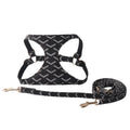 Goyard Pet Chest and Back Harness Leash Set