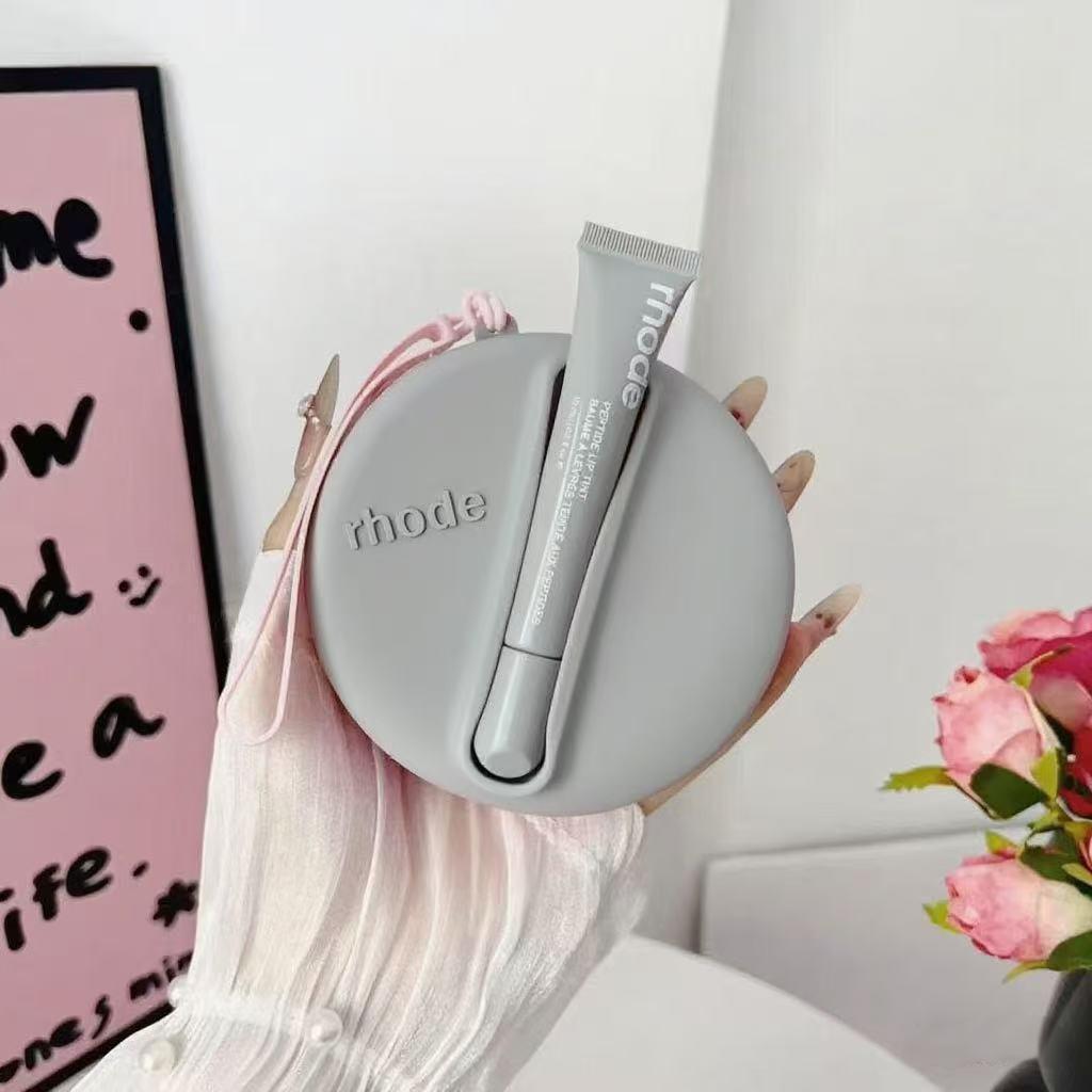Rhode Round Shape Case Bag with Lip Balm