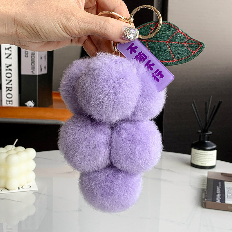 Puffy Grape Bag Charm (4pcs Together)
