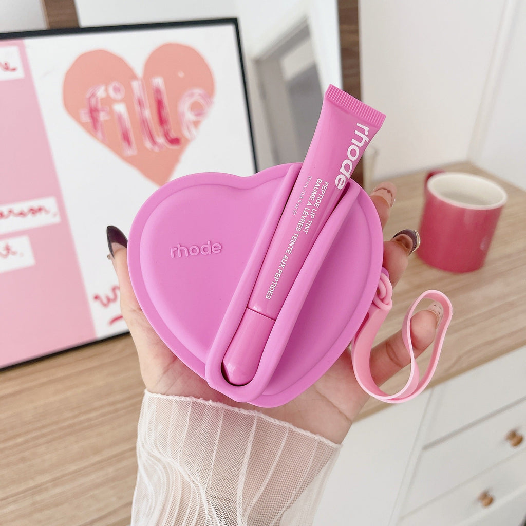 Rhode Heart Shape Case Bag with Lip Balm