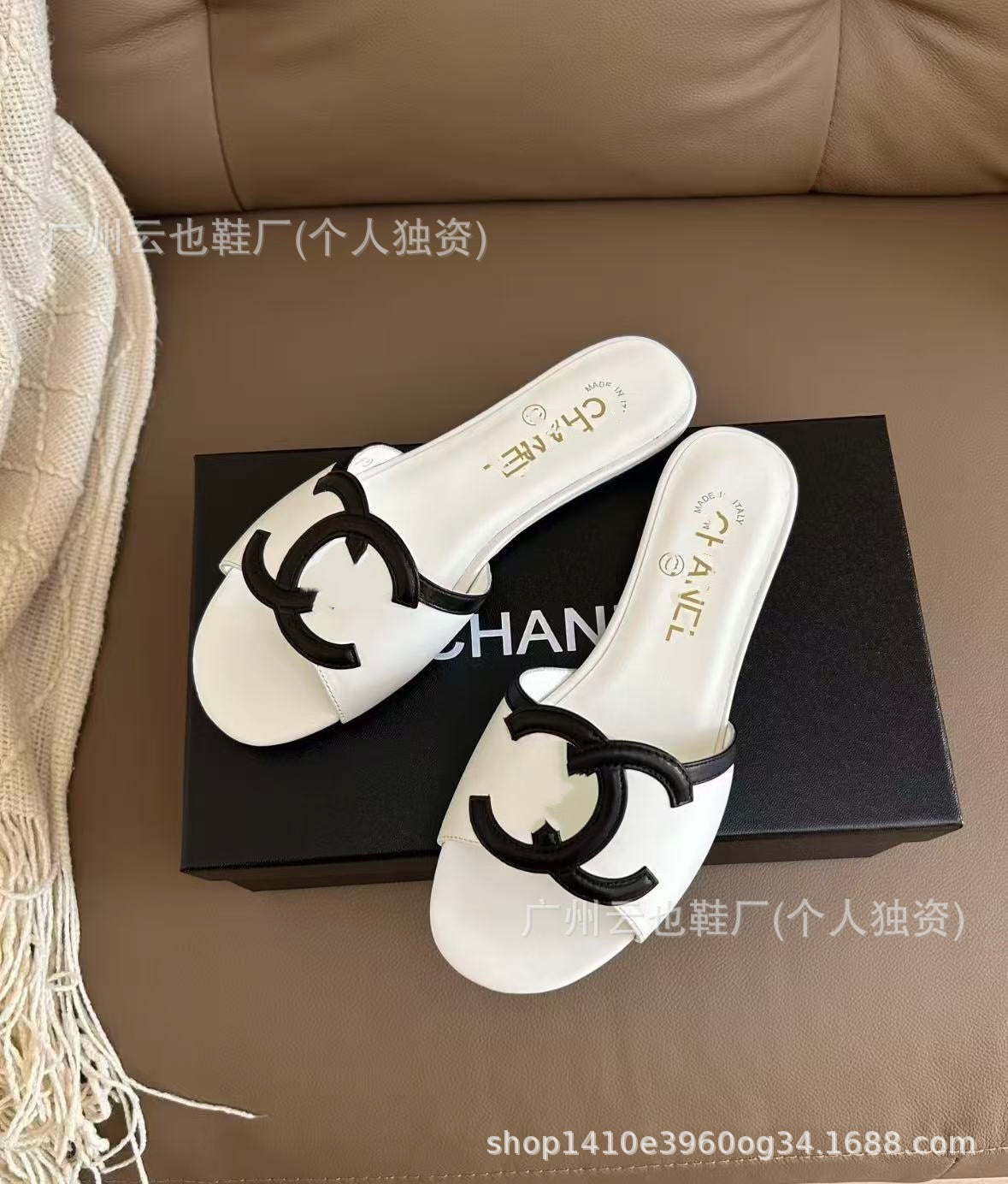 Chanel Leather Flat