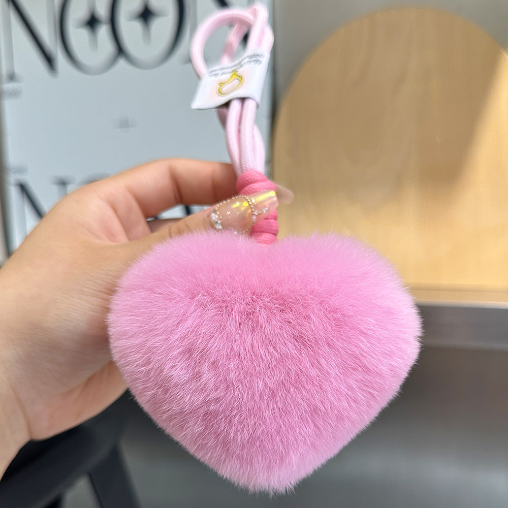 Puffy Heart Bag Charm