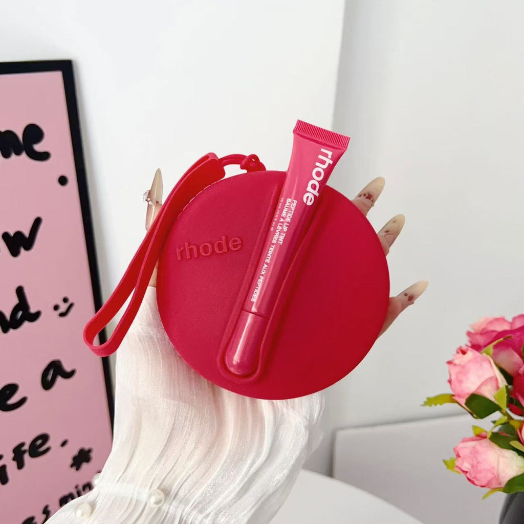 Rhode Round Shape Case Bag with Lip Balm