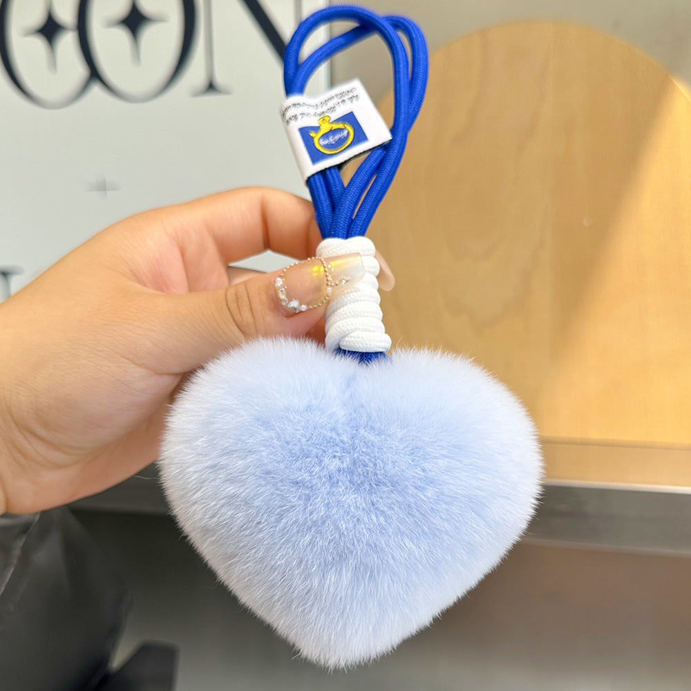 Puffy Heart Bag Charm
