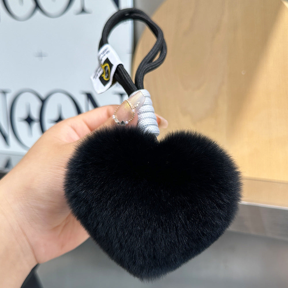 Puffy Heart Bag Charm