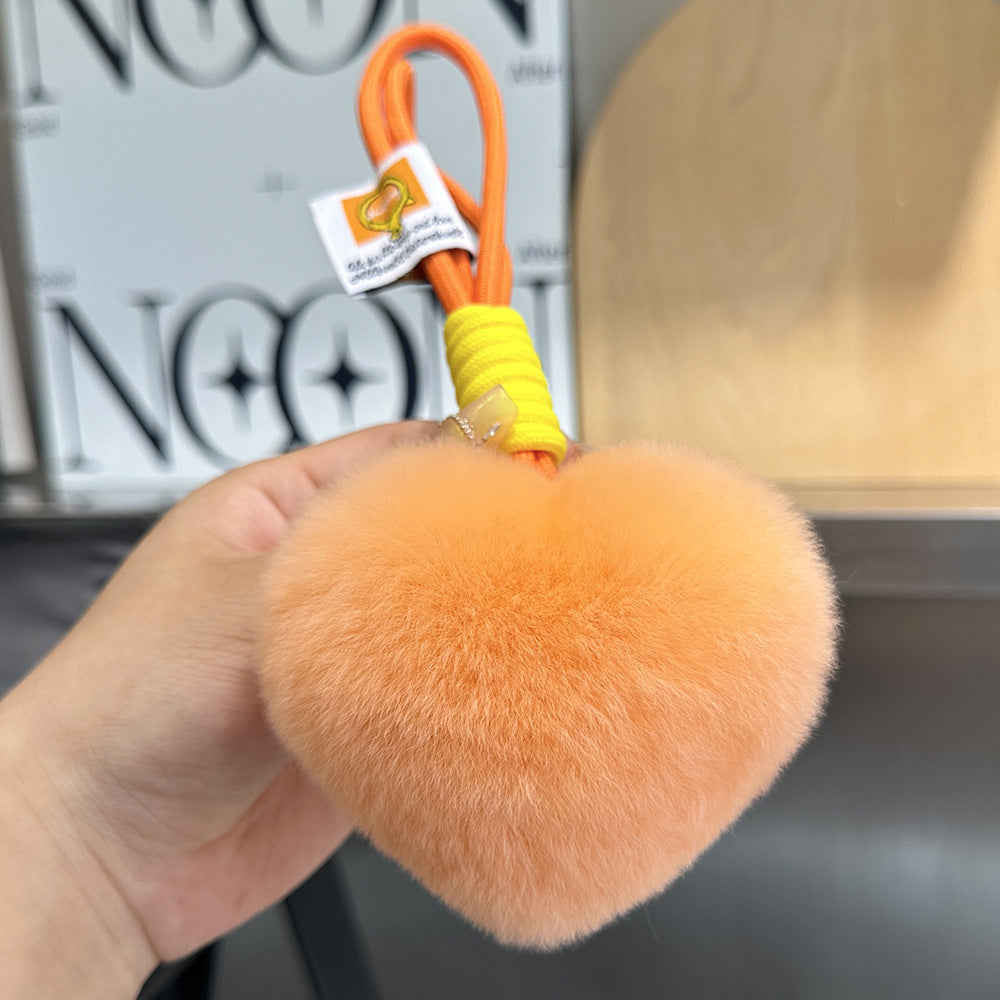 Puffy Heart Bag Charm