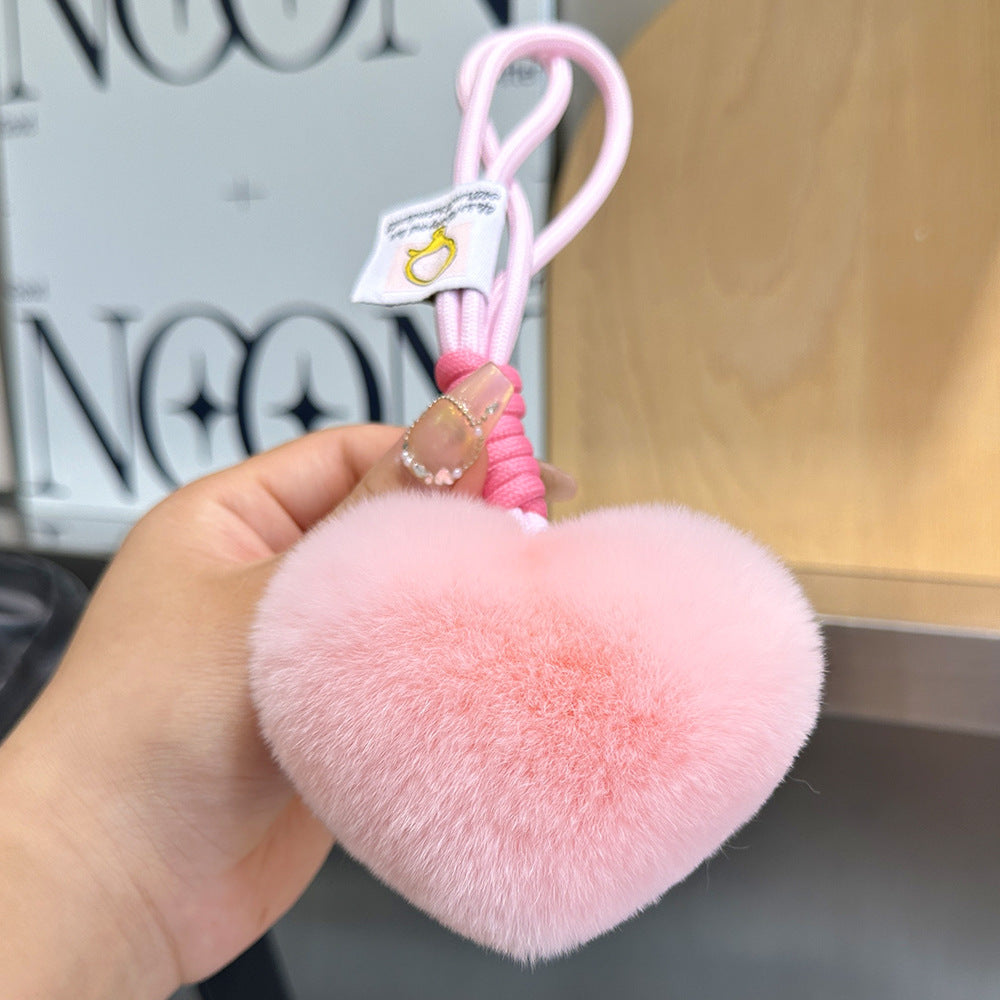 Puffy Heart Bag Charm