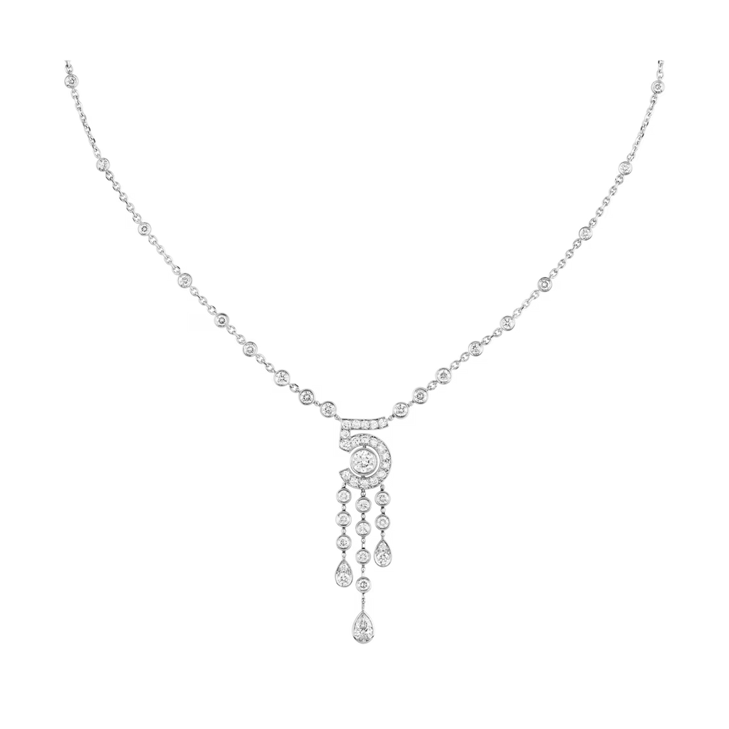 Lux Chanel Eternal N°5 Necklace Diamonds