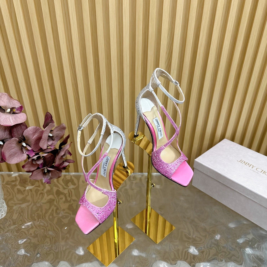 Jimmy Choo Sparkling Sandal High Heel