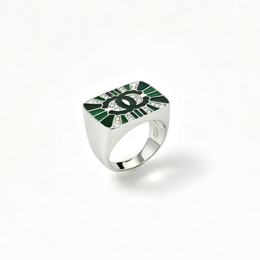 Chanel Green Ring