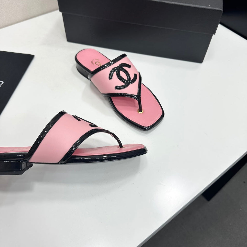 Chanel Pink Slipper