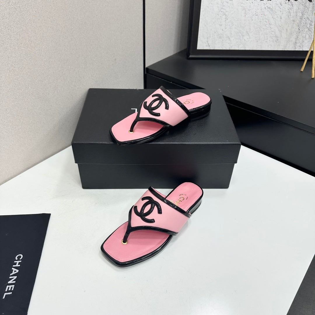 Chanel Pink Slipper