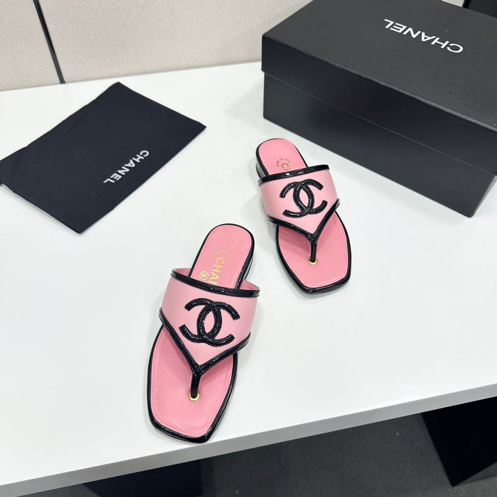 Chanel Pink Slipper