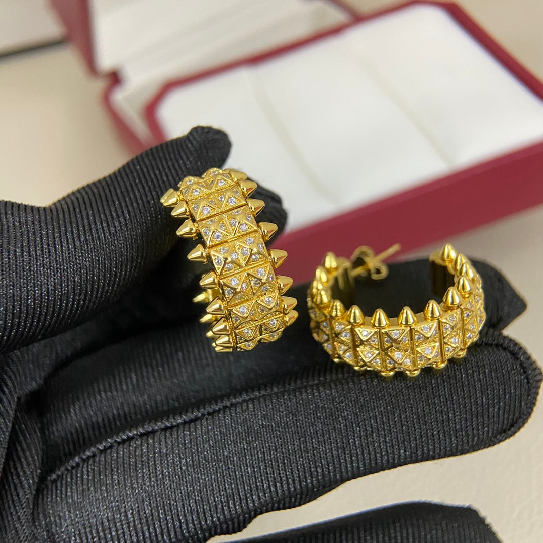 Cartier Clash de Cartier Hoop Diamond Earrings
