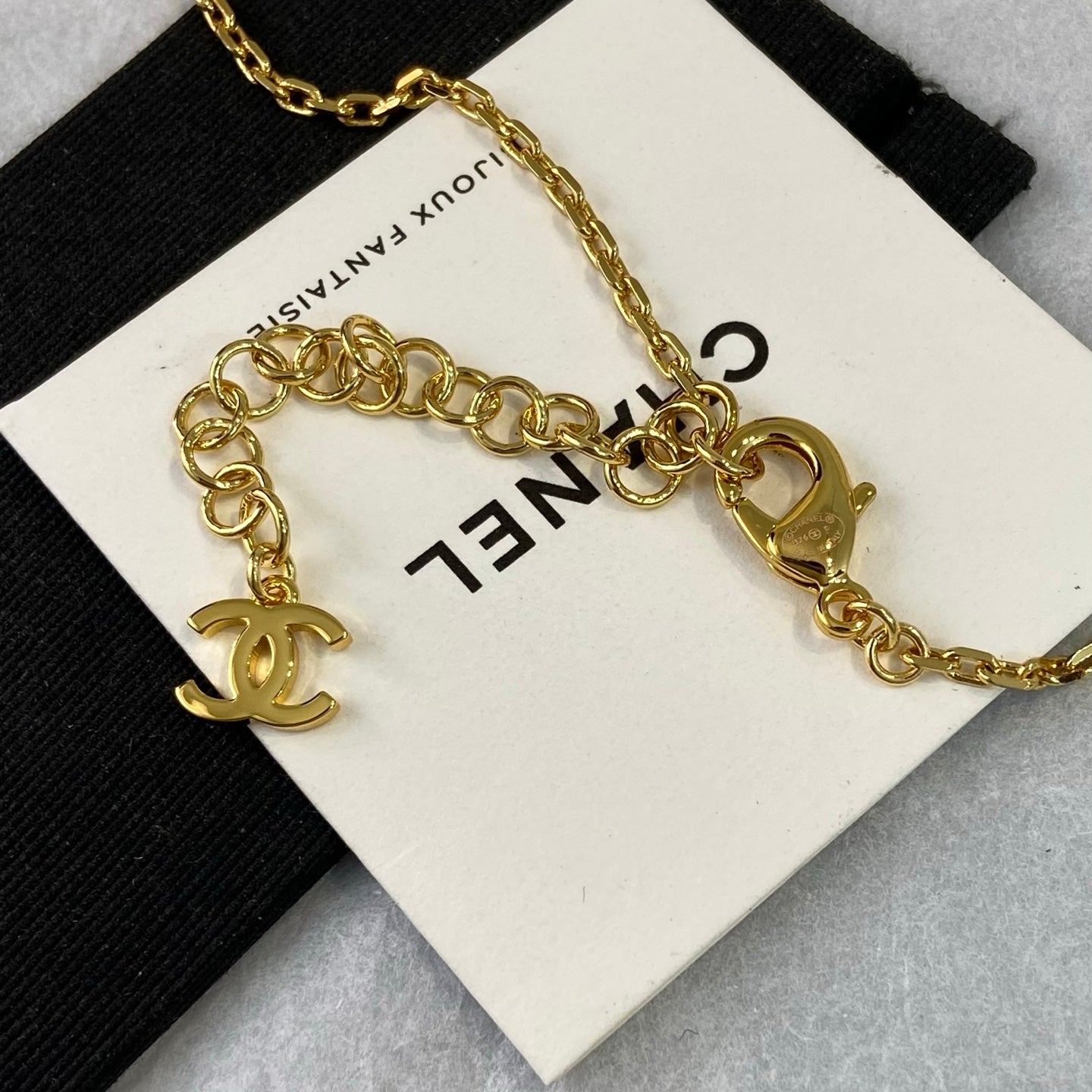 Chanel Dumbell Pearl Necklace