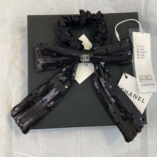 Chanel Bowknot Hairtie/Hairpin