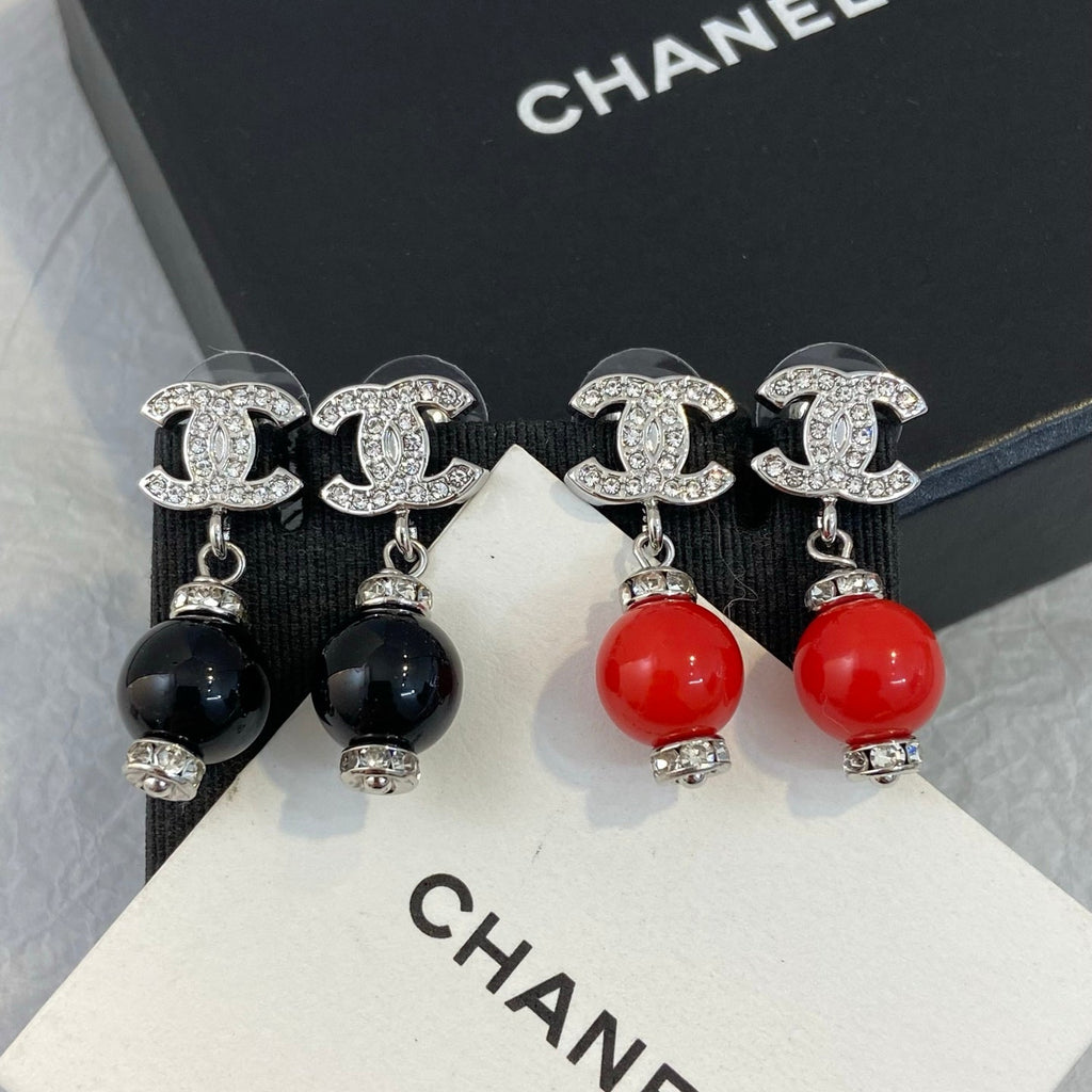 Chanel Pearl Earrings