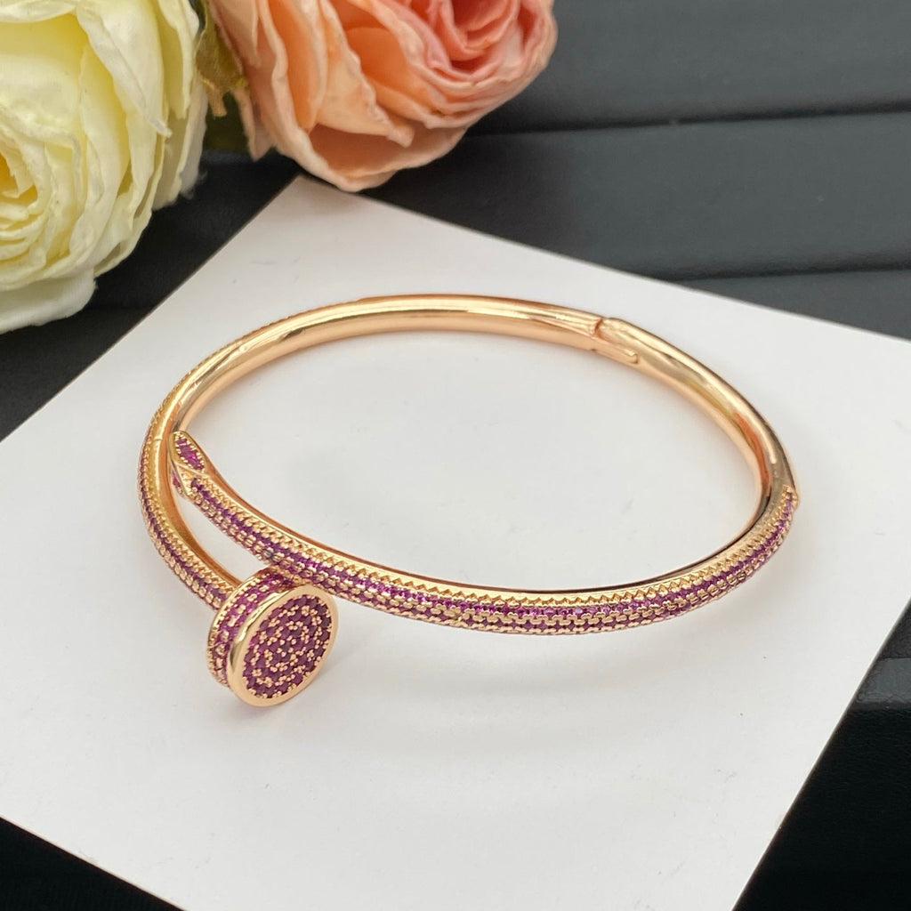 Cartier Pink Diamond Nail Bangle