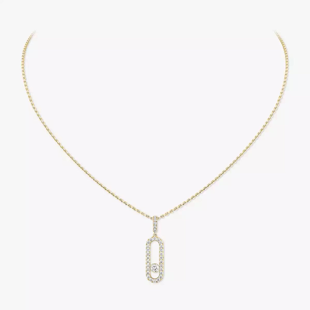 Messika Move Uno Pavé LM Diamond Necklace